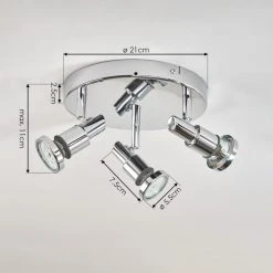 Hofstein Morges Deckenleuchte Chrom, 3-flammig 15 Hofstein Morges Deckenleuchte Chrom, 3-flammig -Bürolampen Verkäufe morges deckenleuchte h3548448 3