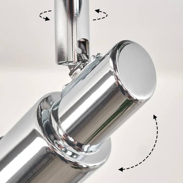 Hofstein Morges Deckenleuchte Chrom, 3-flammig 6 Hofstein Morges Deckenleuchte Chrom, 3-flammig – Bild 6