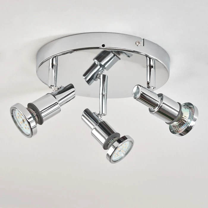 Hofstein Morges Deckenleuchte Chrom, 3-flammig 8 Hofstein Morges Deckenleuchte Chrom, 3-flammig – Bild 8