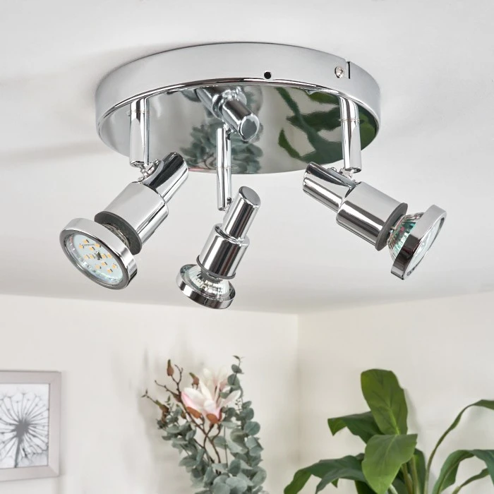 Hofstein Morges Deckenleuchte Chrom, 3-flammig 10 Hofstein Morges Deckenleuchte Chrom, 3-flammig – Bild 10