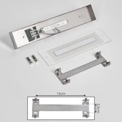 Hofstein Morges Deckenleuchte LED Chrom, 1-flammig 14 Hofstein Morges Deckenleuchte LED Chrom, 1-flammig -Bürolampen Verkäufe morges deckenleuchte h3551523 4
