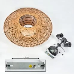 Hofstein Mulstrand Deckenleuchte Schwarz, 2-flammig -Bürolampen Verkäufe mulstrand deckenleuchte h3442685 4