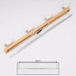 Hofstein Musland Deckenleuchte Chrom, Braun, 4-flammig -Bürolampen Verkäufe musland deckenleuchte h3431320 4