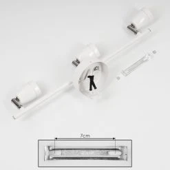 Hofstein Musland Deckenleuchte Chrom, Weiß, 3-flammig -Bürolampen Verkäufe musland deckenleuchte h3431450 4