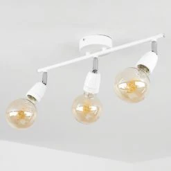 Hofstein Musland Deckenleuchte Chrom, Weiß, 3-flammig -Bürolampen Verkäufe musland deckenleuchte h3431450 7