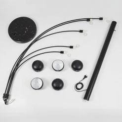 Hofstein Nikkala Stehleuchte Schwarz, 5-flammig -Bürolampen Verkäufe nikkala stehleuchte h3413852 4