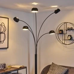 Hofstein Nikkala Stehleuchte Schwarz, 5-flammig -Bürolampen Verkäufe nikkala stehleuchte h3413852 8