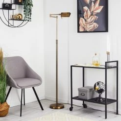 Hofstein Norrlida Stehleuchte LED Messing, 1-flammig -Bürolampen Verkäufe norrlida stehleuchte h3426067 11