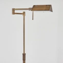 Hofstein Norrlida Stehleuchte LED Messing, 1-flammig -Bürolampen Verkäufe norrlida stehleuchte h3426067 7