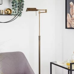 Hofstein Norrlida Stehleuchte LED Messing, 1-flammig -Bürolampen Verkäufe norrlida stehleuchte h3426067 9