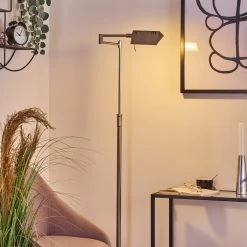 Hofstein Norrlida Stehleuchte LED Nickel-Matt, 1-flammig -Bürolampen Verkäufe norrlida stehleuchte h3426081 10