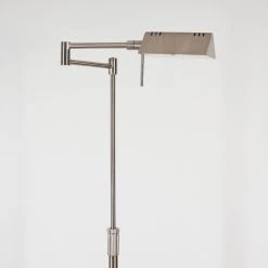 Hofstein Norrlida Stehleuchte LED Nickel-Matt, 1-flammig -Bürolampen Verkäufe norrlida stehleuchte h3426081 7