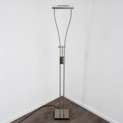 Hofstein Notigi Deckenfluter LED Nickel-Matt, 2-flammig, Fernbedienung, Farbwechsler -Bürolampen Verkäufe notigi deckenfluter h000632 25