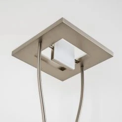 Hofstein Notigi Deckenfluter LED Nickel-Matt, 2-flammig, Fernbedienung, Farbwechsler -Bürolampen Verkäufe notigi deckenfluter h000632 28