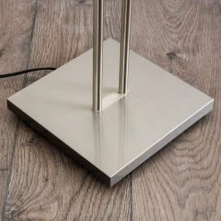 Hofstein Notigi Deckenfluter LED Nickel-Matt, 2-flammig, Fernbedienung, Farbwechsler -Bürolampen Verkäufe notigi deckenfluter h000632 31