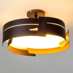 Hofstein Novara Deckenleuchte Braun, 3-flammig -Bürolampen Verkäufe novara deckenleuchte h383 12