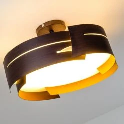 Hofstein Novara Deckenleuchte Braun, 3-flammig -Bürolampen Verkäufe novara deckenleuchte h383 15