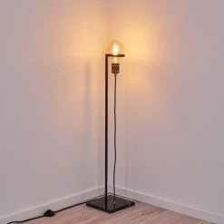 Hofstein Okudari Stehleuchte Messing, Schwarz, Gold, 1-flammig -Bürolampen Verkäufe okudari stehleuchte h3358290 3