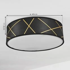 Hofstein Opatija Deckenleuchte Schwarz, Weiß, Gold, 3-flammig -Bürolampen Verkäufe opatija deckenleuchte h3434031 2