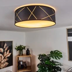 Hofstein Opatija Deckenleuchte Schwarz, Weiß, Gold, 3-flammig -Bürolampen Verkäufe opatija deckenleuchte h3434031 6