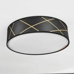 Hofstein Opatija Deckenleuchte LED Schwarz, Weiß, Gold, 1-flammig -Bürolampen Verkäufe opatija deckenleuchte h3434055 6