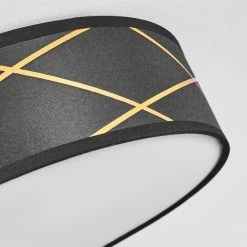 Hofstein Opatija Deckenleuchte LED Schwarz, Wei&szlig;, Gold, 1-flammig -Bürolampen Verkäufe opatija deckenleuchte h3438206 2