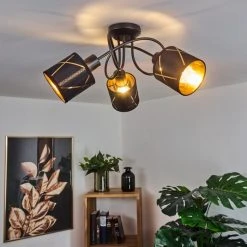 Hofstein Opatija Deckenleuchte Schwarz, 3-flammig -Bürolampen Verkäufe opatija deckenleuchte h3442098 6