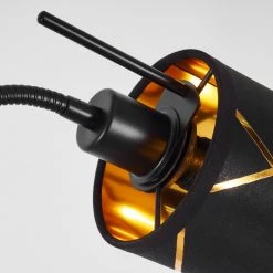 Hofstein Opatija Stehleuchte Chrom, Schwarz, 2-flammig -Bürolampen Verkäufe opatija stehleuchte h3421659 2