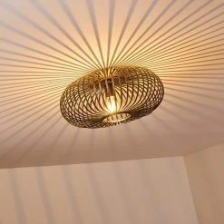 Hofstein Oravi Deckenleuchte Schwarz-Gold, 1-flammig -Bürolampen Verkäufe oravi deckenleuchte h3355114 18