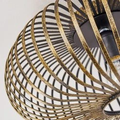 Hofstein Oravi Deckenleuchte Schwarz-Gold, 1-flammig -Bürolampen Verkäufe oravi deckenleuchte h3355114 21