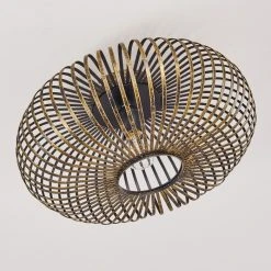 Hofstein Oravi Deckenleuchte Schwarz-Gold, 1-flammig -Bürolampen Verkäufe oravi deckenleuchte h3355114 4