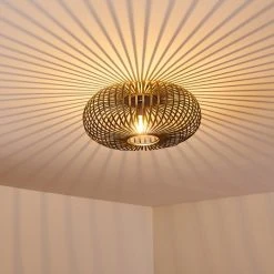 Hofstein Oravi Deckenleuchte Schwarz-Gold, 1-flammig -Bürolampen Verkäufe oravi deckenleuchte h3355114 8