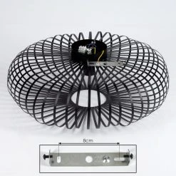 Hofstein Oravi Deckenleuchte Schwarz, 1-flammig -Bürolampen Verkäufe oravi deckenleuchte h3444467 4