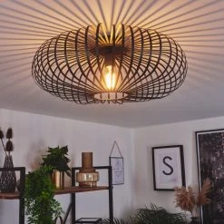 Hofstein Oravi Deckenleuchte Schwarz, 1-flammig -Bürolampen Verkäufe oravi deckenleuchte h3444467 6