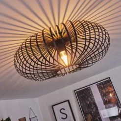 Hofstein Oravi Deckenleuchte Schwarz, 1-flammig -Bürolampen Verkäufe oravi deckenleuchte h3444467 8