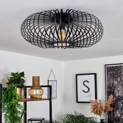 Hofstein Oravi Deckenleuchte Schwarz, 1-flammig -Bürolampen Verkäufe oravi deckenleuchte h3444467 9