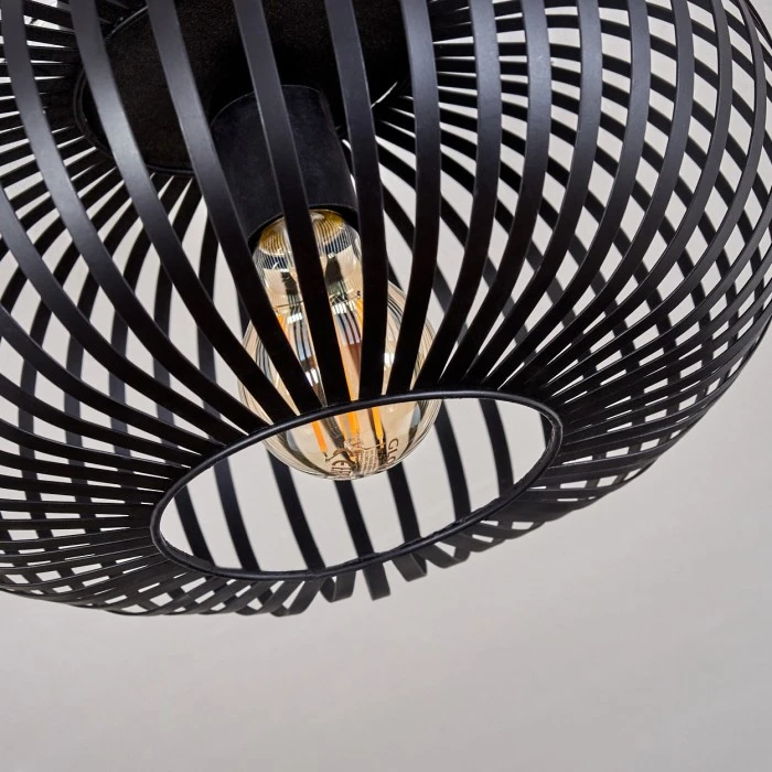 Hofstein Oravi Deckenleuchte Schwarz, 1-flammig 3 Hofstein Oravi Deckenleuchte Schwarz, 1-flammig – Bild 3