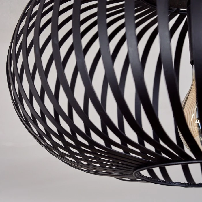 Hofstein Oravi Deckenleuchte Schwarz, 1-flammig 6 Hofstein Oravi Deckenleuchte Schwarz, 1-flammig – Bild 6