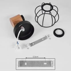 Hofstein Orkanger Deckenleuchte Chrom, Schwarz, 1-flammig 14 Hofstein Orkanger Deckenleuchte Chrom, Schwarz, 1-flammig -Bürolampen Verkäufe orkanger deckenleuchte h3441336 4