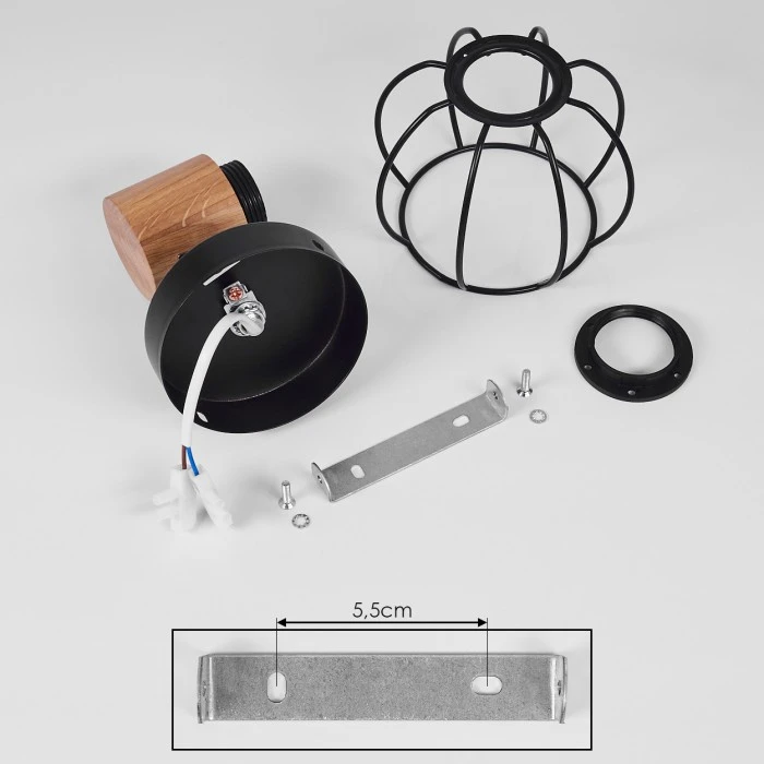 Hofstein Orkanger Deckenleuchte Chrom, Schwarz, 1-flammig 5 Hofstein Orkanger Deckenleuchte Chrom, Schwarz, 1-flammig – Bild 5
