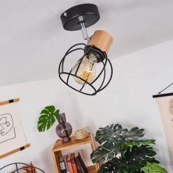 Hofstein Orkanger Deckenleuchte Chrom, Schwarz, 1-flammig 19 Hofstein Orkanger Deckenleuchte Chrom, Schwarz, 1-flammig -Bürolampen Verkäufe orkanger deckenleuchte h3441336 9