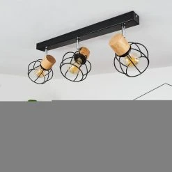 Hofstein Orkanger Deckenleuchte Chrom, Schwarz, Naturfarben, 3-flammig 21 Hofstein Orkanger Deckenleuchte Chrom, Schwarz, Naturfarben, 3-flammig -Bürolampen Verkäufe orkanger deckenleuchte h3441619 10