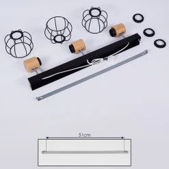 Hofstein Orkanger Deckenleuchte Chrom, Schwarz, Naturfarben, 3-flammig 15 Hofstein Orkanger Deckenleuchte Chrom, Schwarz, Naturfarben, 3-flammig -Bürolampen Verkäufe orkanger deckenleuchte h3441619 4