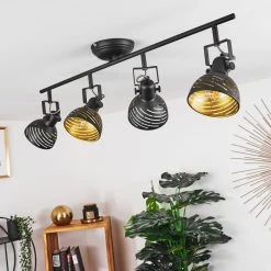 Hofstein Osina Deckenleuchte Chrom, Schwarz, 4-flammig 19 Hofstein Osina Deckenleuchte Chrom, Schwarz, 4-flammig -Bürolampen Verkäufe osina deckenleuchte h3017593 9