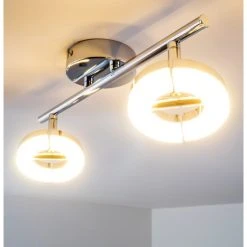 Hofstein Paris Deckenspot LED Chrom, 2-flammig 30 Hofstein Paris Deckenspot LED Chrom, 2-flammig -Bürolampen Verkäufe paris deckenspot h167701 13