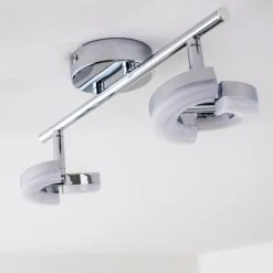 Hofstein Paris Deckenspot LED Chrom, 2-flammig 22 Hofstein Paris Deckenspot LED Chrom, 2-flammig -Bürolampen Verkäufe paris deckenspot h167701 5