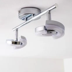 Hofstein Paris Deckenspot LED Chrom, 2-flammig 24 Hofstein Paris Deckenspot LED Chrom, 2-flammig -Bürolampen Verkäufe paris deckenspot h167701 7