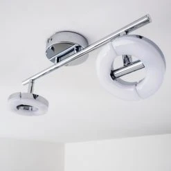 Hofstein Paris Deckenspot LED Chrom, 2-flammig 26 Hofstein Paris Deckenspot LED Chrom, 2-flammig -Bürolampen Verkäufe paris deckenspot h167701 9