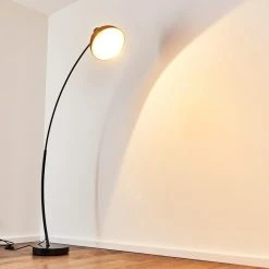 Hofstein Parola Stehlampe Schwarz, 1-flammig -Bürolampen Verkäufe parola stehlampe h3092415 do1 12