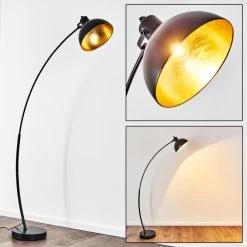 Hofstein Parola Stehlampe Schwarz, 1-flammig -Bürolampen Verkäufe parola stehlampe h3092415 do1 19